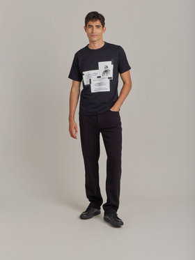 FEMME ウィメンズ SES8 TS アーティストTシャツ Edouard Glissant ブラック