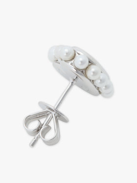 FEMME ウィメンズ ハート パール スタッド ピアス "Timeless Love" シルバー