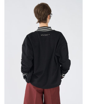 To b. by agnès b. To b. by agnes b.× green label relaxing コットン ビッグカーディガン ブラック