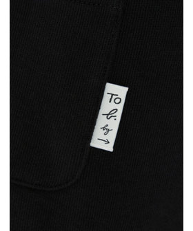 To b. by agnès b. To b. by agnes b.× green label relaxing コットン ビッグカーディガン ブラック