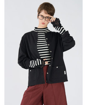 To b. by agnès b. To b. by agnes b.× green label relaxing コットン ビッグカーディガン ブラック