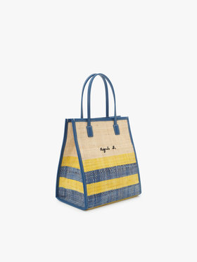 VOYAGE ウィメンズ バッグ＆ウォレット ラフィア スモール トートバッグ WAX35-01 ネイビー