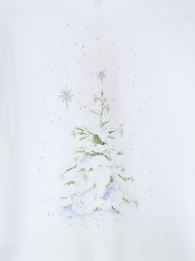 ENFANT ユニセックス 【Outlet】SES7 E CARDIGAN キッズ アーティスト カーディガンプレッション MA ZA SI ホワイト