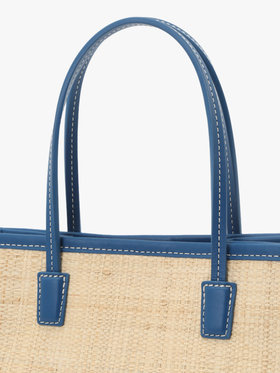 VOYAGE ウィメンズ バッグ＆ウォレット ラフィア スモール トートバッグ WAX35-01 ネイビー