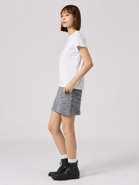 FEMME ウィメンズ ロゴ プリント コットン 半袖 Tシャツ "Brando" ホワイト