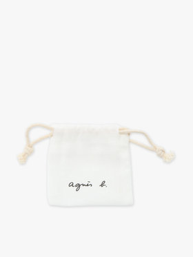 FEMME ウィメンズ ”b.”ロゴ アバロンシェル ピアス ”Window Vistas” ゴールド