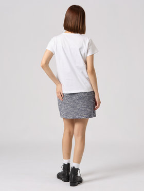 FEMME ウィメンズ ロゴ プリント コットン 半袖 Tシャツ "Brando" ホワイト
