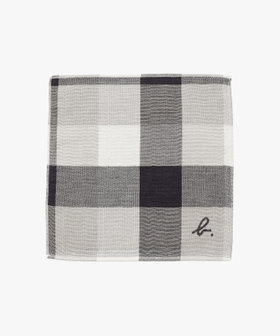 FEMME ウィメンズ "b."ロゴ タイル柄 ハンカチ ブルー系その他