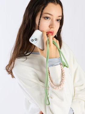 To b. by agnès b. WX33 MOBILE モバイルストラップセット ピンク