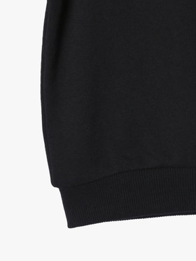 ENFANT ベビー ベビー ロゴ コットン 長袖 スウェット ブラック