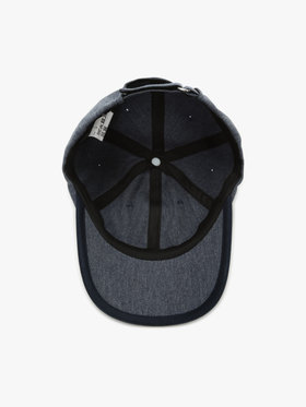 To b. by agnès b. 【Outlet】ロゴ刺繍 バイカラー パイピング キャップ ネイビー