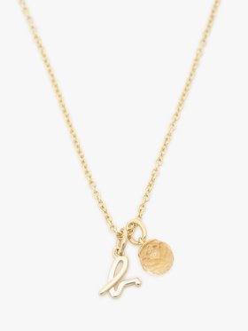 FEMME ウィメンズ ストーンネックレス ”Citrine” イエロー系その他