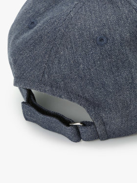 To b. by agnès b. 【Outlet】ロゴ刺繍 バイカラー パイピング キャップ ネイビー