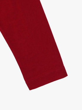 ENFANT ユニセックス キッズ コットン 長袖 カーディガンプレッション レッド