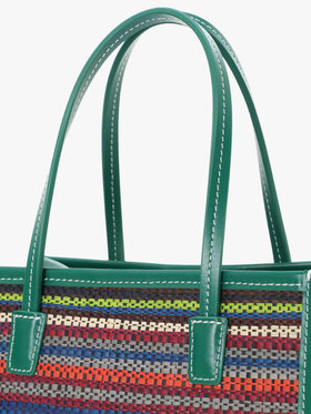 VOYAGE ウィメンズ バッグ＆ウォレット ラフィア スモール トートバッグ (WAX35-01) グリーン