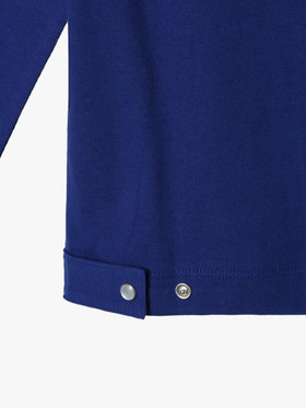 ENFANT ユニセックス キッズ コットン 長袖 カーディガンプレッション ネイビー