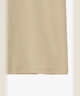 HOMME メンズ メンズ アイコニック コットン 半袖 Tシャツ "Lezard" ブラウン