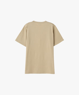 HOMME メンズ メンズ アイコニック コットン 半袖 Tシャツ "Lezard" ブラウン