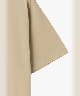 HOMME メンズ メンズ アイコニック コットン 半袖 Tシャツ "Lezard" ブラウン