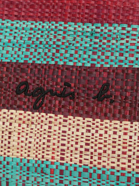 VOYAGE ウィメンズ バッグ＆ウォレット ラフィア スモール トートバッグ (WAX35-01) グリーン