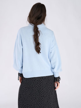 To b. by agnès b. ソフトニット プルオーバー ブルー系その他