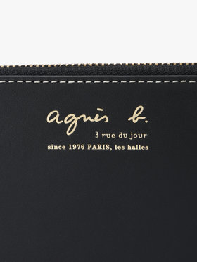 VOYAGE ウィメンズ バッグ＆ウォレット レザー ラウンドジップ  ロングウォレット ZAW01-02 ブラック