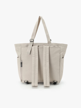 ENFANT ユニセックス ロゴ ペアレンツバッグ マザーズバッグ ベージュ