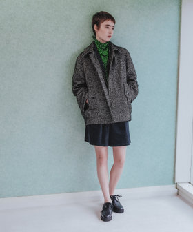 To b. by agnès b. コットン コーデュロイ ブルゾン ネイビー