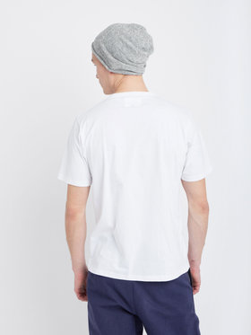 FEMME ウィメンズ オーガニックコットン プリント 半袖 アーティスト Tシャツ ”Sylvain Couzinet-Jacques” ホワイト