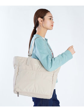 ENFANT ユニセックス ロゴ ペアレンツバッグ マザーズバッグ ベージュ