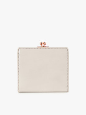 VOYAGE ウィメンズ バッグ＆ウォレット ガラスレザー 二つ折り ウォレット ”Gloria” XAW05-01 ベージュ