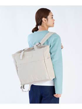 ENFANT ユニセックス ロゴ ペアレンツバッグ マザーズバッグ ベージュ