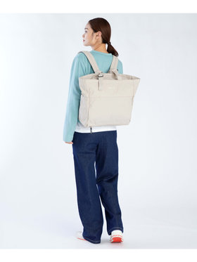 ENFANT ユニセックス ロゴ ペアレンツバッグ マザーズバッグ ベージュ