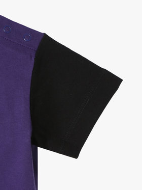 ENFANT ベビー ベビー ロゴ プリント コットン 半袖 Tシャツ パープル系その他