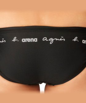 HOMME メンズ agnes b. x arena トレーニングブリーフ 水着 ブラック