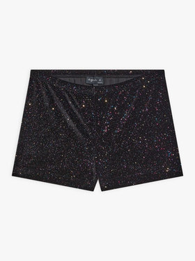 FEMME ウィメンズ 【Outlet】JJG1 SHORT ベロア グリッター ショートパンツ ブラック系その他