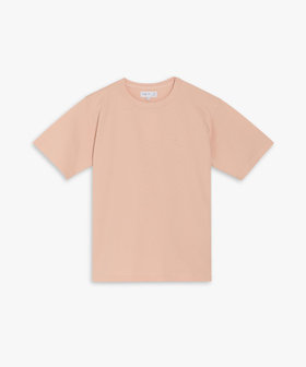 FEMME ウィメンズ "b" ロゴ 刺繍 コットン 半袖 Tシャツ "b. style" ピンク系その他