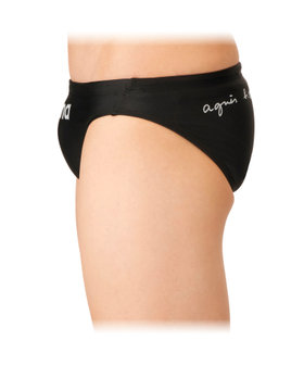 HOMME メンズ agnes b. x arena トレーニングブリーフ 水着 ブラック