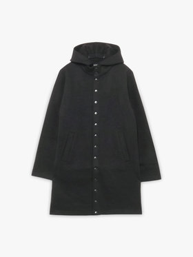 HOMME メンズ M001 MANTEAU パーカーコート ブラック