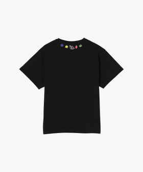 FEMME ウィメンズ SPORT b. プリント コットン 半袖 Tシャツ "Jessica Ng" ブラック