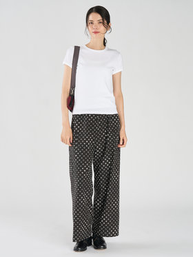 FEMME ウィメンズ コットン 半袖Tシャツ "Be Top" ホワイト