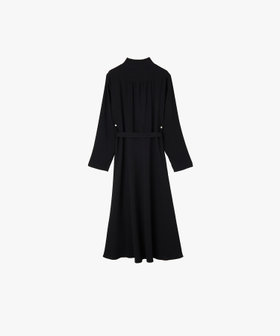 FEMME ウィメンズ ブラック トリアセテート クレープ ワンピース "Madelyn" ブラック