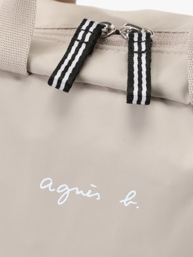 ENFANT ユニセックス キッズ ロゴ リュックサック ベージュ