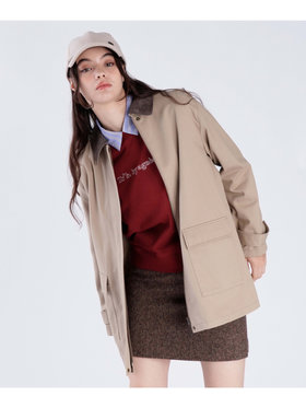 To b. by agnès b. 【Outlet】コットン ピーチ ツイル ジャケット ベージュ