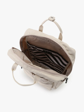 ENFANT ユニセックス キッズ ロゴ リュックサック ベージュ