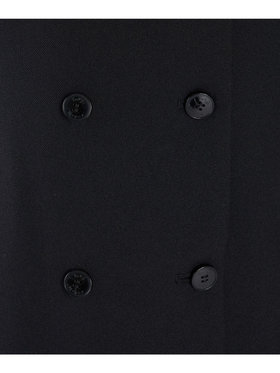 To b. by agnès b. ダブルブレスト ジレ ワンピース ブラック