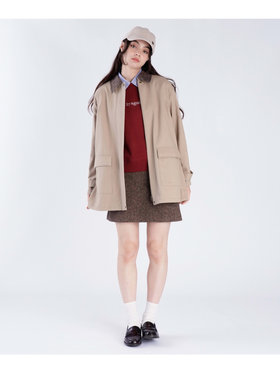 To b. by agnès b. 【Outlet】コットン ピーチ ツイル ジャケット ベージュ