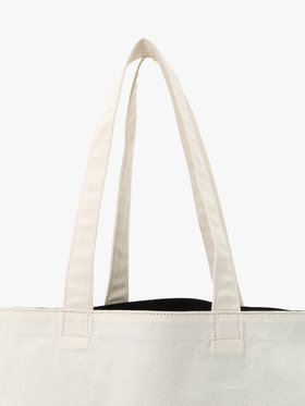 VOYAGE ウィメンズ バッグ＆ウォレット ロゴ コットン リバーシブル トートバッグ ”Paulette” YAS18-01 ホワイト