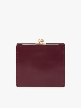 VOYAGE ウィメンズ バッグ＆ウォレット ガラスレザー 二つ折り ウォレット ”Gloria” XAW05-01 レッド系その他