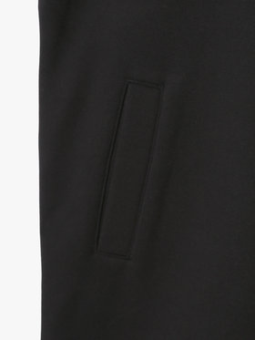 HOMME メンズ メンズ オーガニックコットン メルトン カーディガンプレッション ”Yvan” ブラック